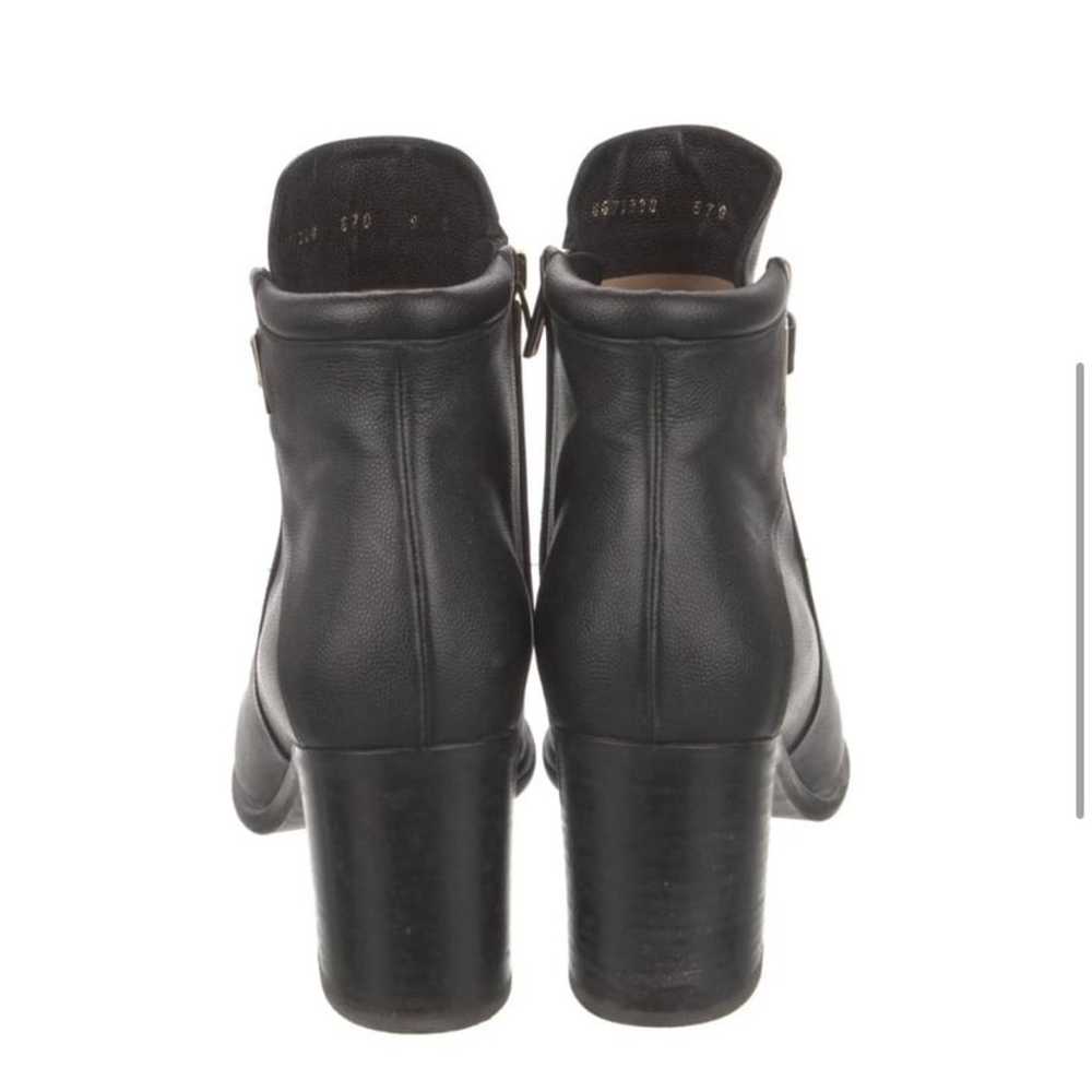 Salvatore Ferragamo Leather Boots Booties 9 - image 4