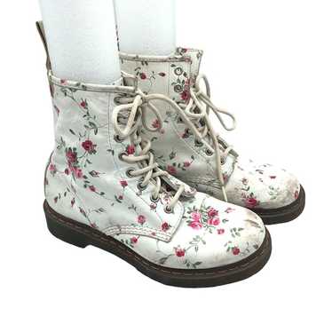Dr. Martens 1460 Portland Rose Floral Combat Boots