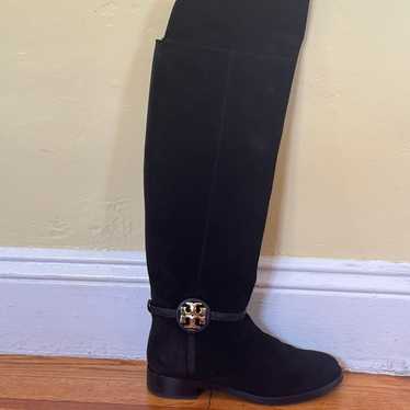 Tory Burch suede knee high boots
