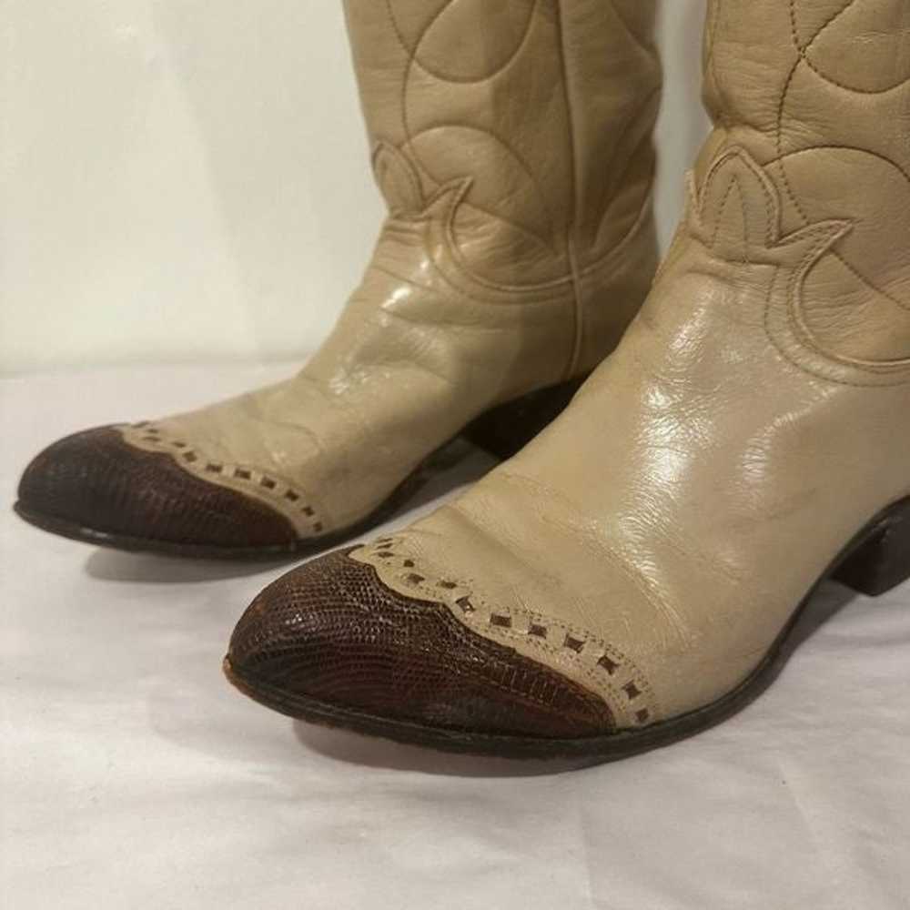 Tony Lama  Vintage Women’s Leather Pointed Toe We… - image 3