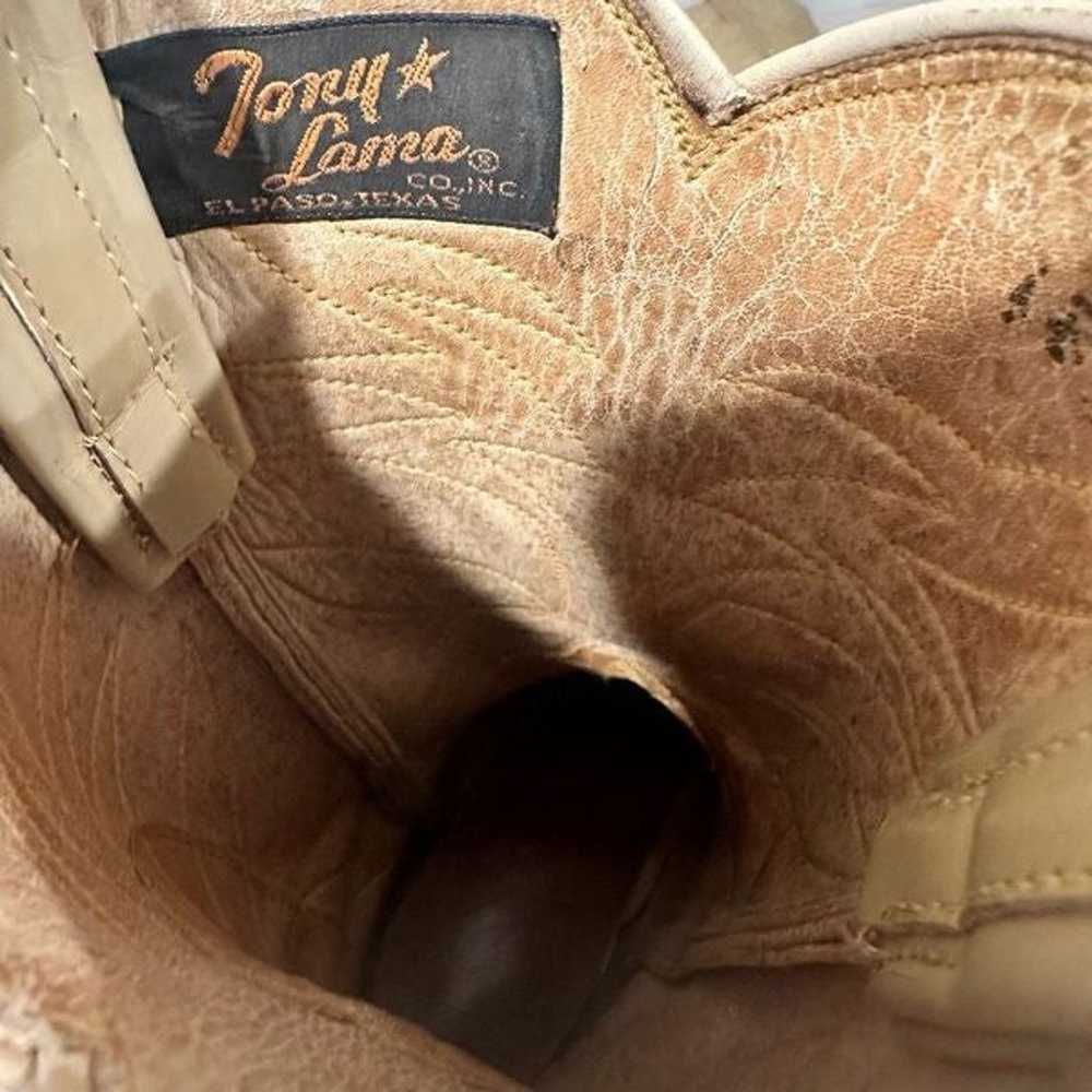 Tony Lama  Vintage Women’s Leather Pointed Toe We… - image 6