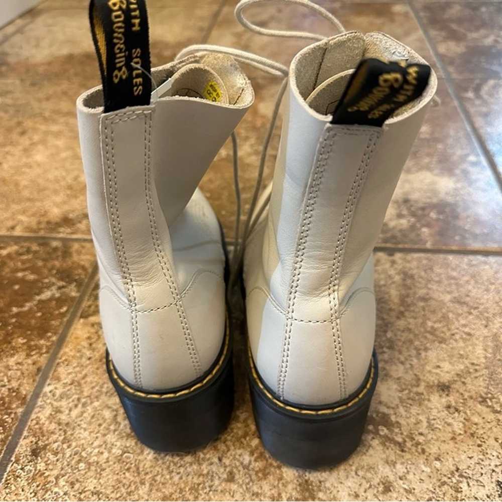 Dr Martens Leona Bone Platform boots Rare Size 9 … - image 6