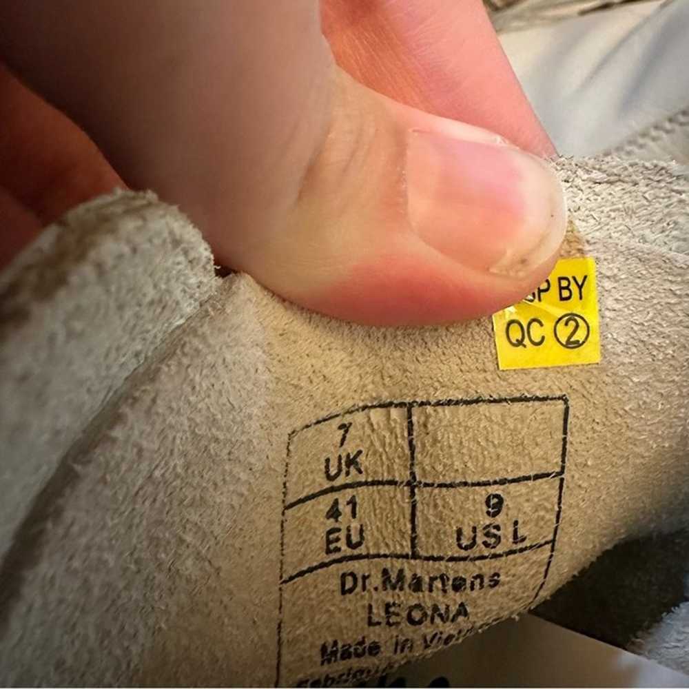 Dr Martens Leona Bone Platform boots Rare Size 9 … - image 7