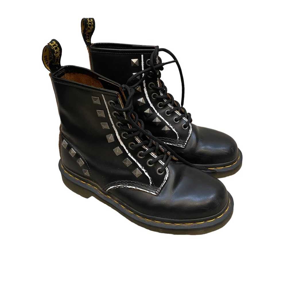 Dr. Marten Black Leather 1460 STUD Lace up Boots … - image 6