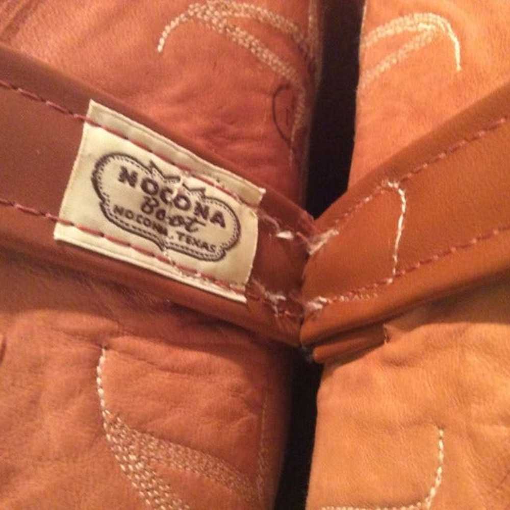 NOCONA Vintage Cowboy boots: Lizard & fancy-stitc… - image 6