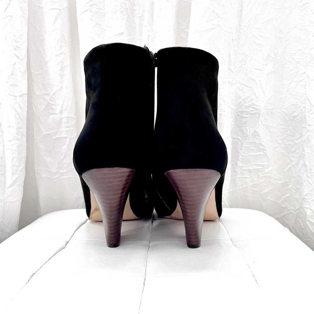 Saks Fifth Avenue Black Suede Ankle Boots - image 6