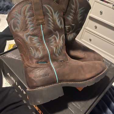 Ariat Ladies Boots Krista 8 Turquoise Like New