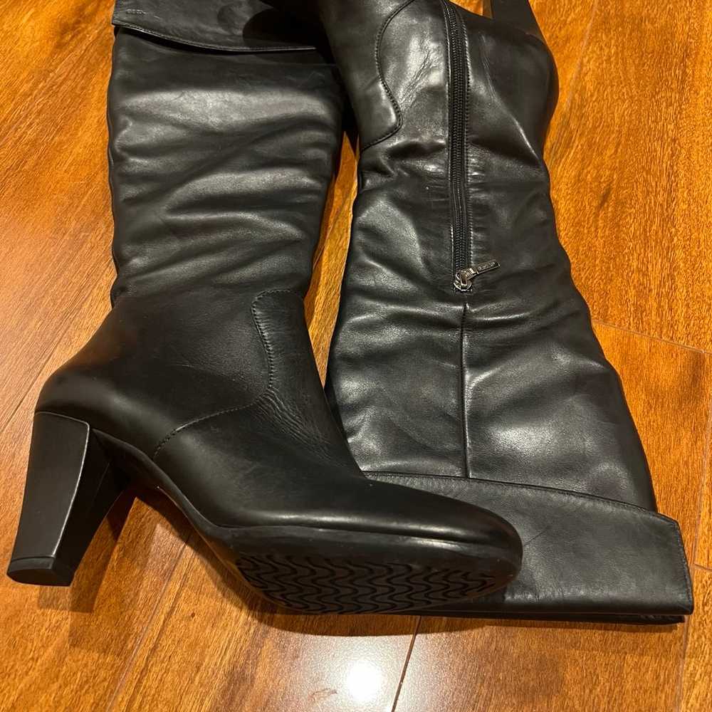 Geox high heel leather boots - image 1