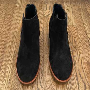 NWOB Kork-Ease Chandra Boots, Black Suede, 6.5