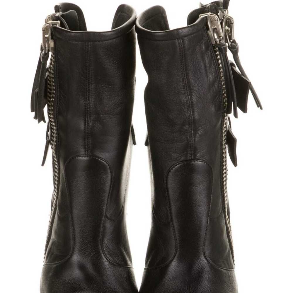 giuseppe zanotti biker booties sz 5 - image 2