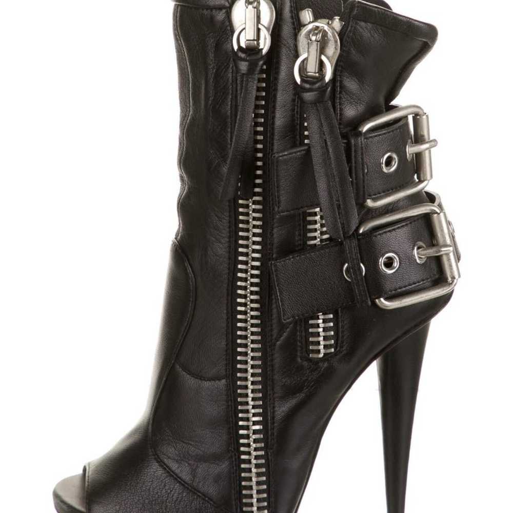 giuseppe zanotti biker booties sz 5 - image 3