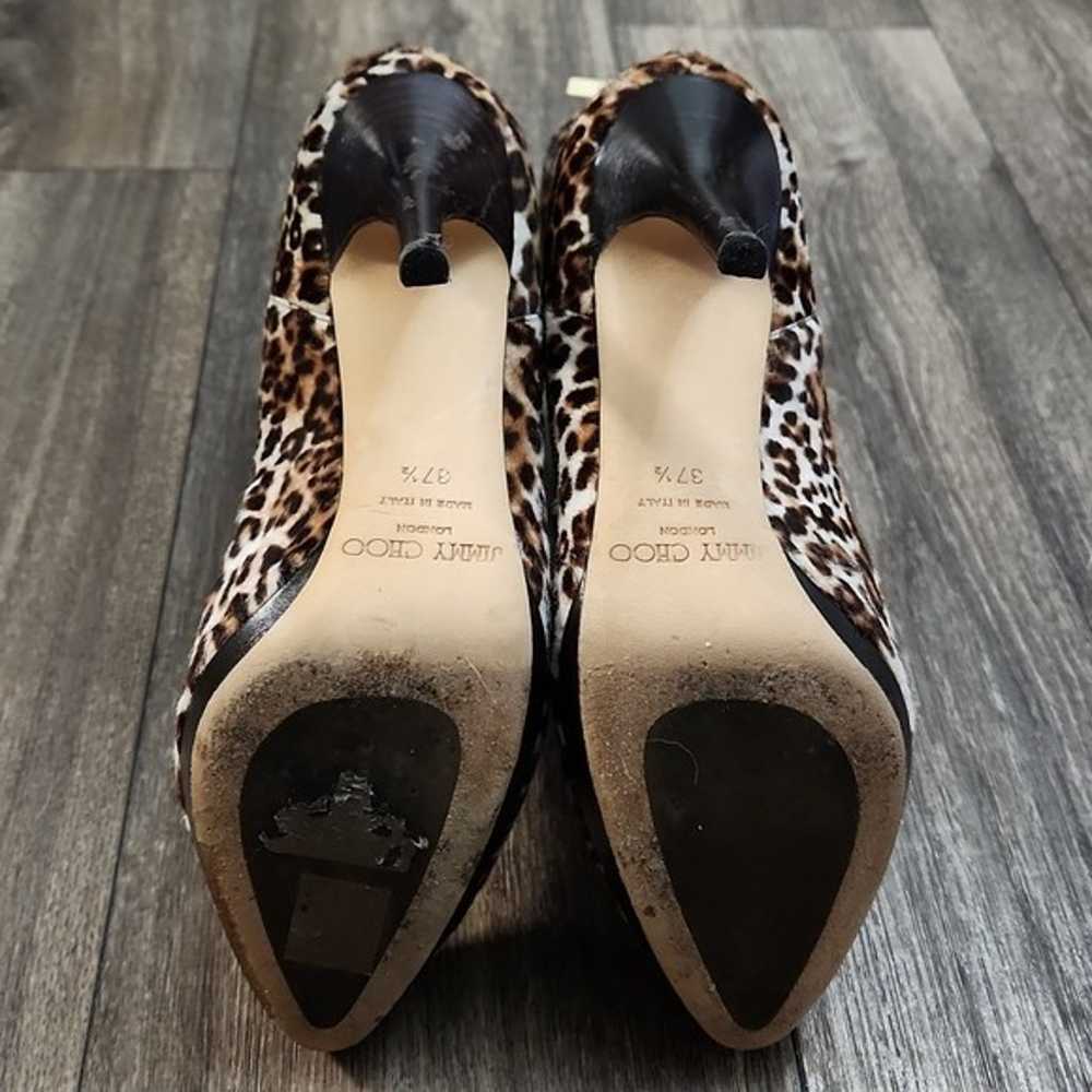 Jimmy Choo Alanis Leopard Print Ankle Boots In Mu… - image 10