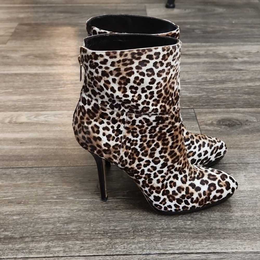 Jimmy Choo Alanis Leopard Print Ankle Boots In Mu… - image 4