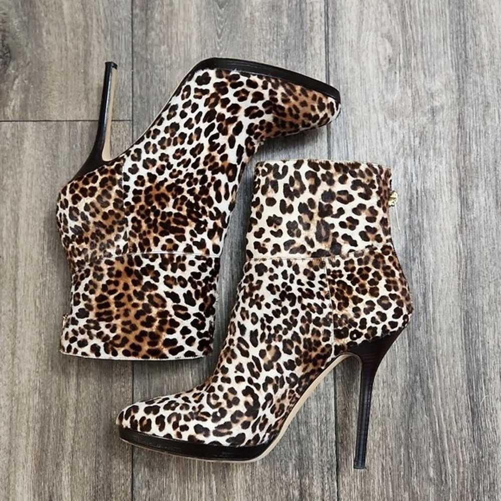 Jimmy Choo Alanis Leopard Print Ankle Boots In Mu… - image 8