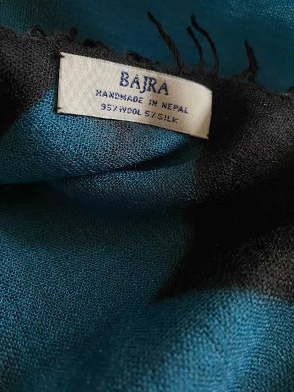 Handmade Bajra  Nepal Wool & Silk & Wrap / Scarf … - image 5