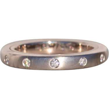 Designer Platinum and White Gold Spinner Ring with