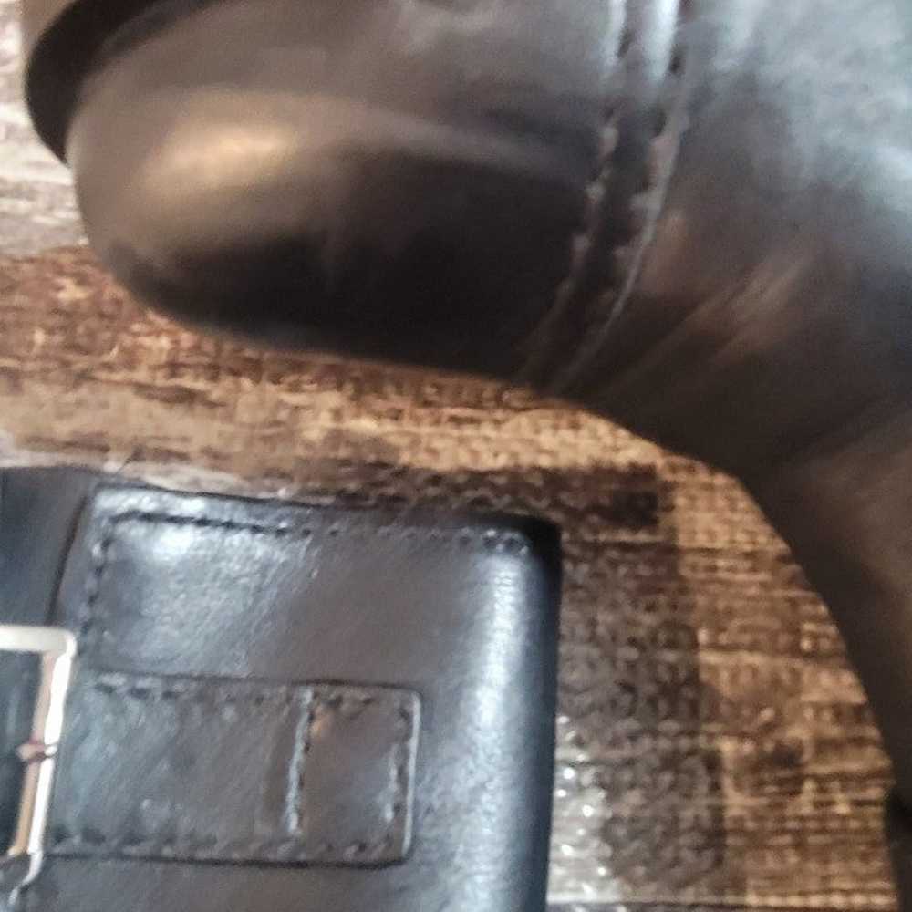 PRADA
PRADA Size 8.5 Black Leather Solid Belted B… - image 12