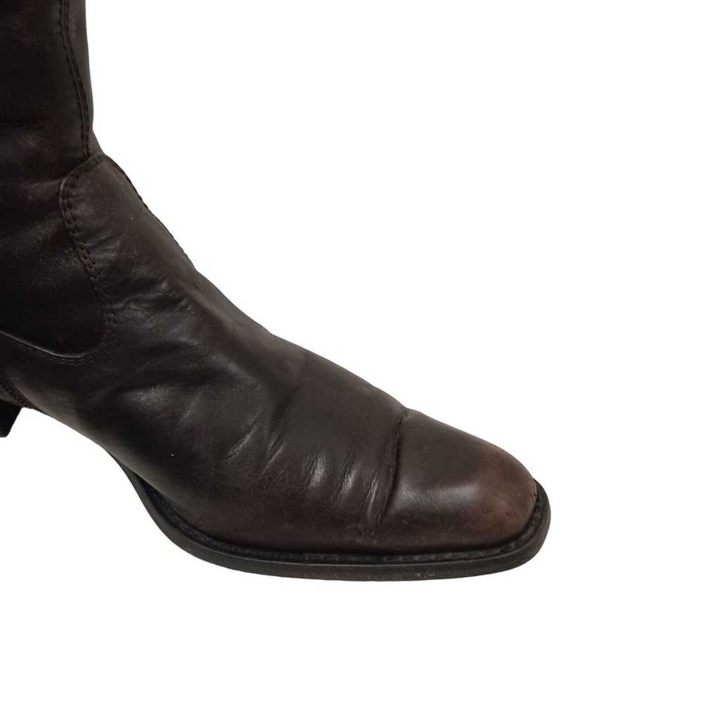 Stuart Weitzman BROWN Boots Size 7M Mid Calf BUTT… - image 3