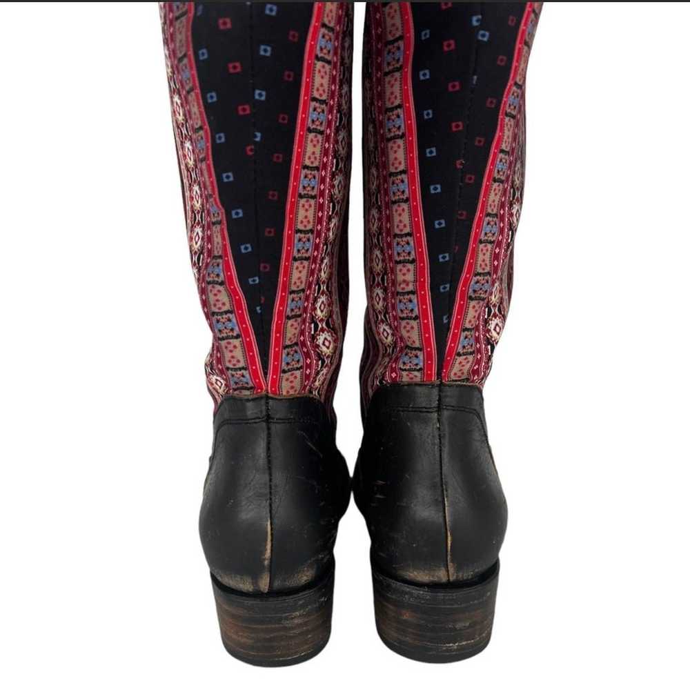 Freebird Sullivan Fabric Leather Boots 8 - image 5