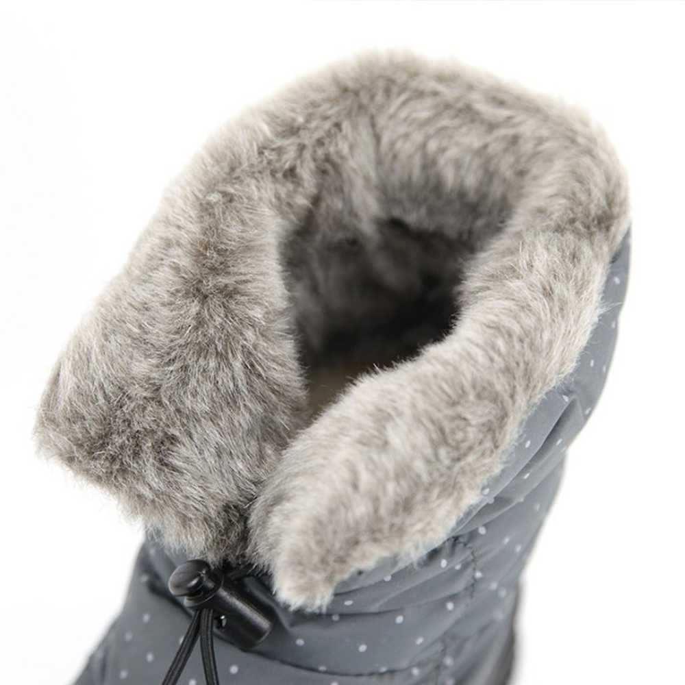 Winter Flat Snow Boots with Fur Cover for Adults - image 2