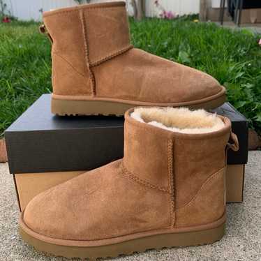 UGG Classic Mini Boots Shoes Chestnut Nwt Size 9 … - image 1