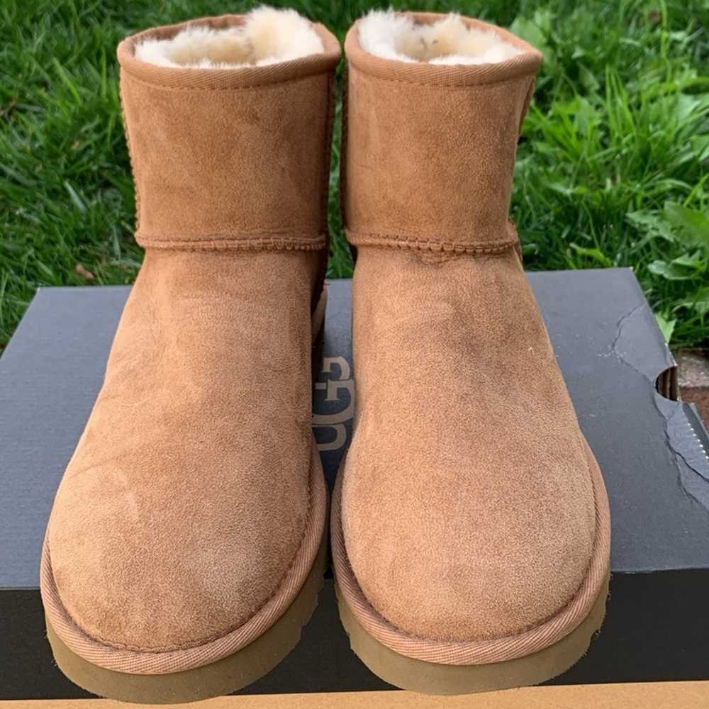 UGG Classic Mini Boots Shoes Chestnut Nwt Size 9 … - image 4