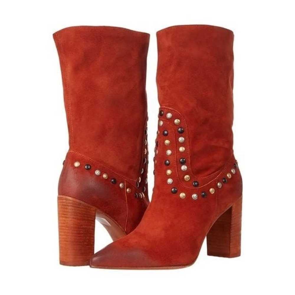 Free People Studded Dakota Heel Boots in Ginger S… - image 11