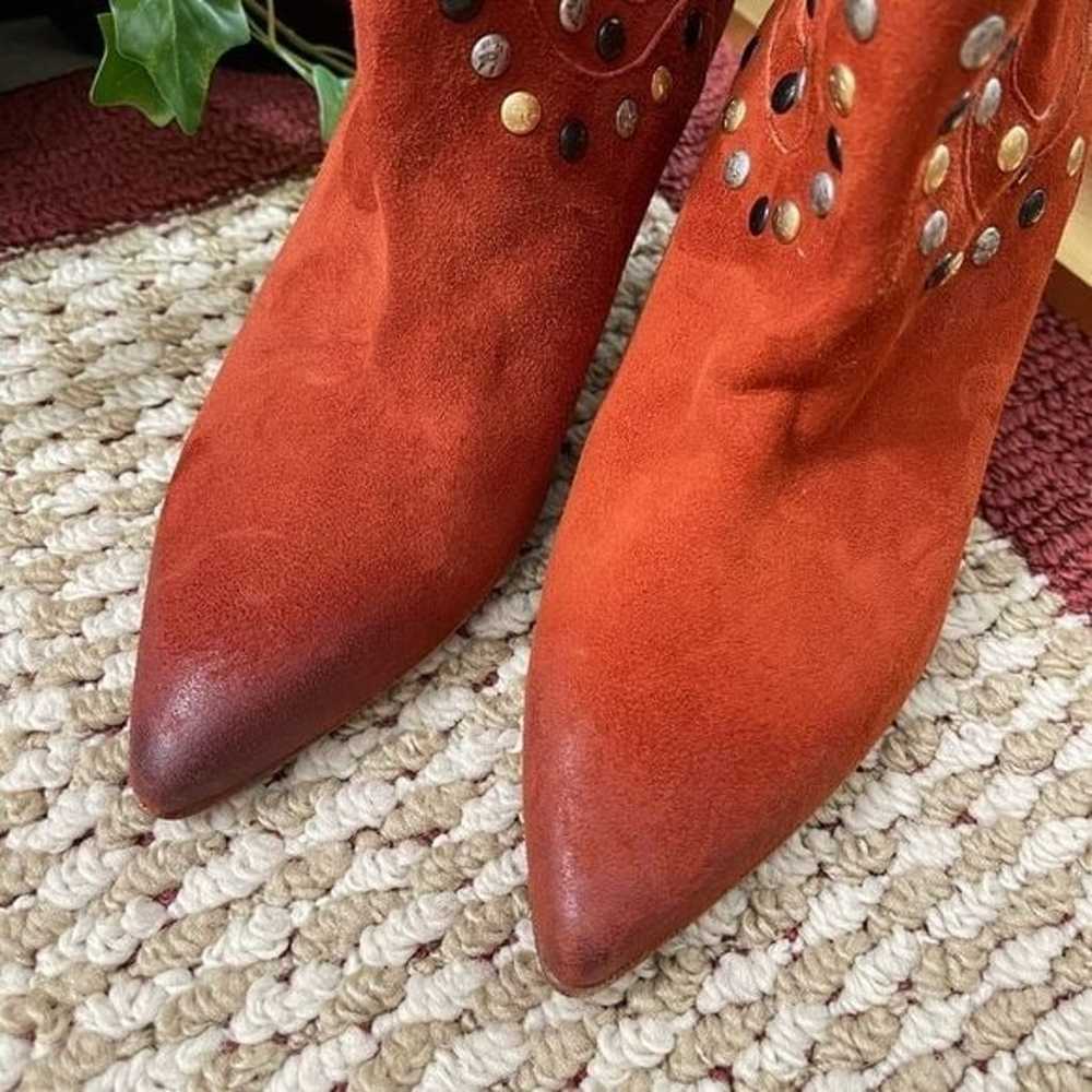 Free People Studded Dakota Heel Boots in Ginger S… - image 12