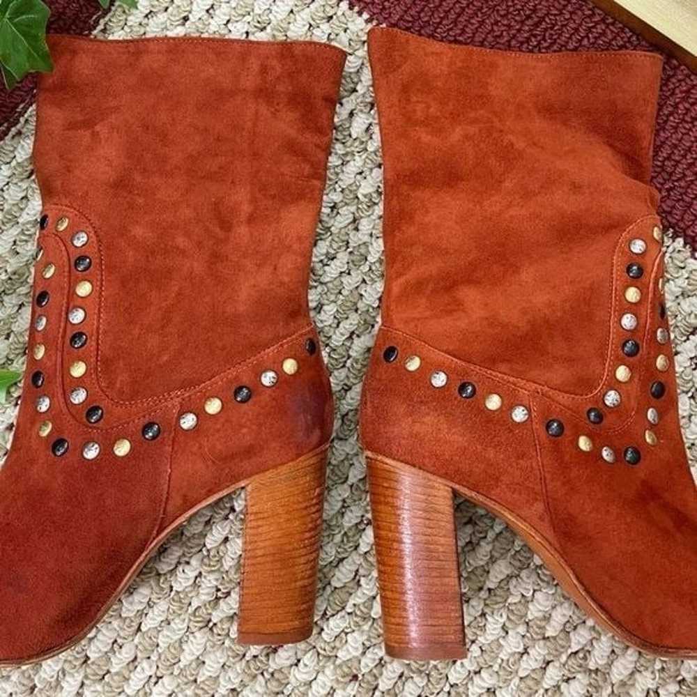 Free People Studded Dakota Heel Boots in Ginger S… - image 7