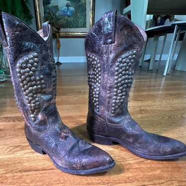 Frye Billy Hammered studded boots