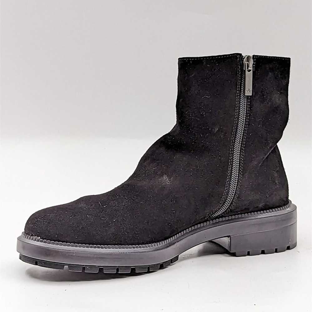 Aquatalia Women Madelyn Black Weatherproof Suede … - image 7