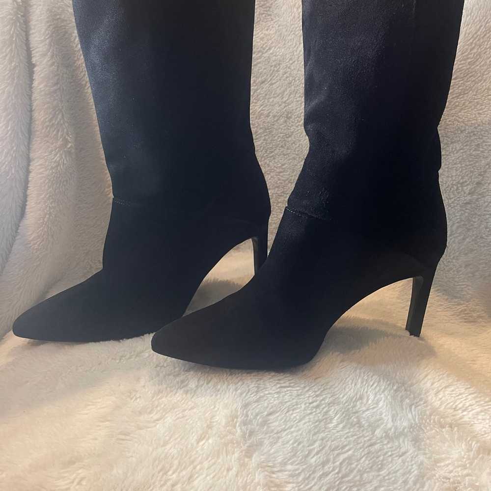 NWOT- ALLSAINTS Orlana Suede Boots. Size 7 (37) - image 3