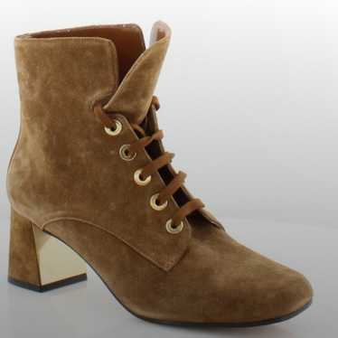 Marion Parke Stevie Brown Suede Granny Boots