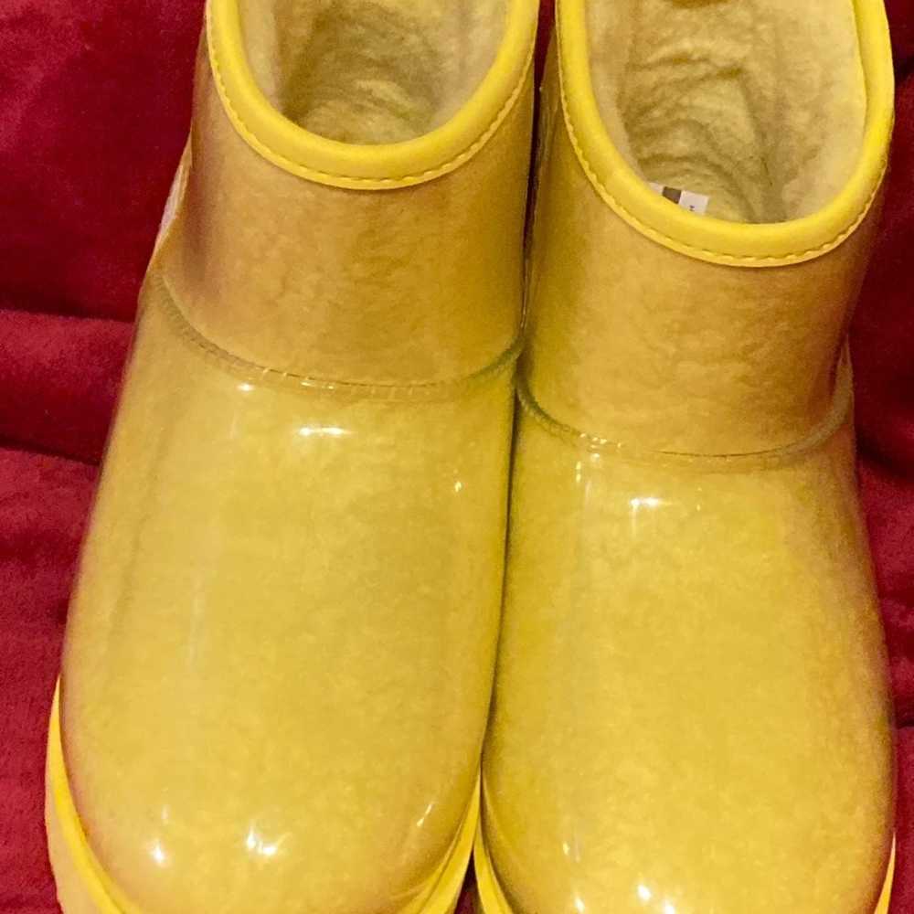 Canary yellow clear mini UGG boots - image 3