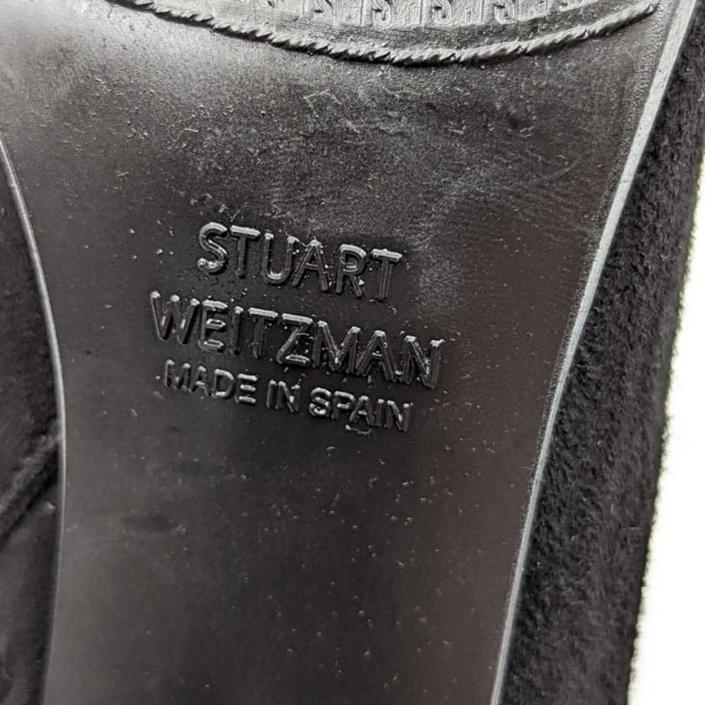 Stuart Weitzman Women Black Fine Suede Dress Offi… - image 9