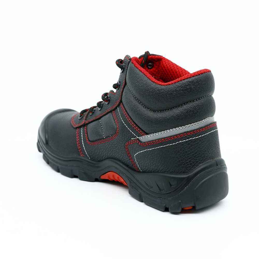 Black Rubber Outsole Steel Toe Lace up Safety Sho… - image 1