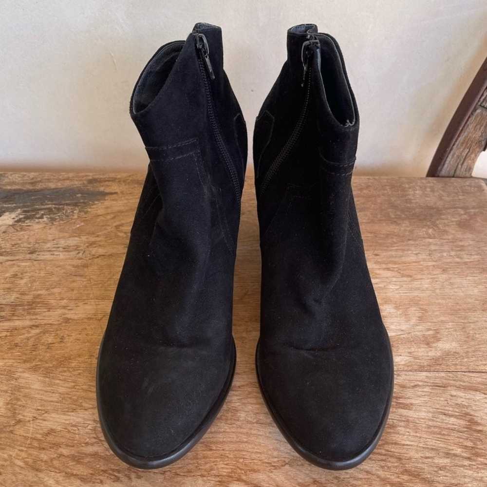SAMBAG Black Glove Soft Suede Leather Lined Weste… - image 3
