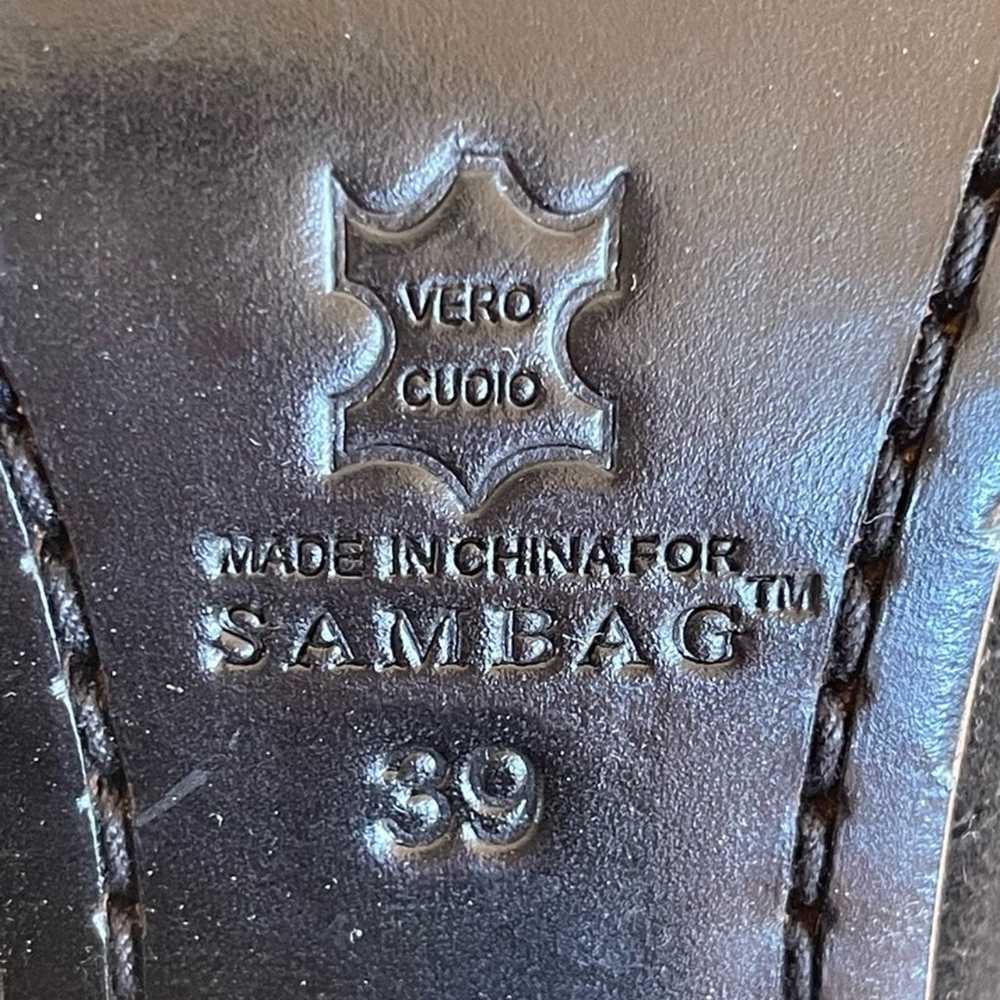 SAMBAG Black Glove Soft Suede Leather Lined Weste… - image 7