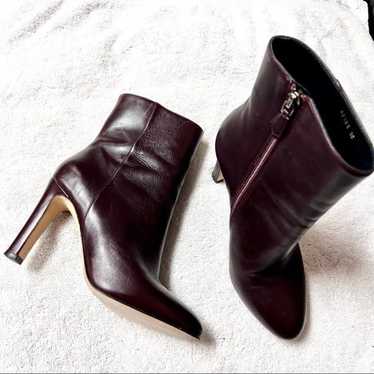 LK BENNETT Ellis Booties in mahogany genuine leat… - image 1