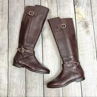 UGG Brown Leather Knee High Boots