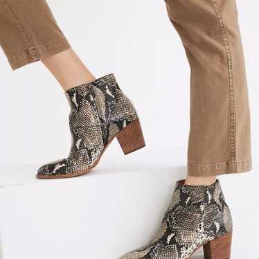 NWOT- Rosie Ankle Boot in Snake Embossed Leather - image 1