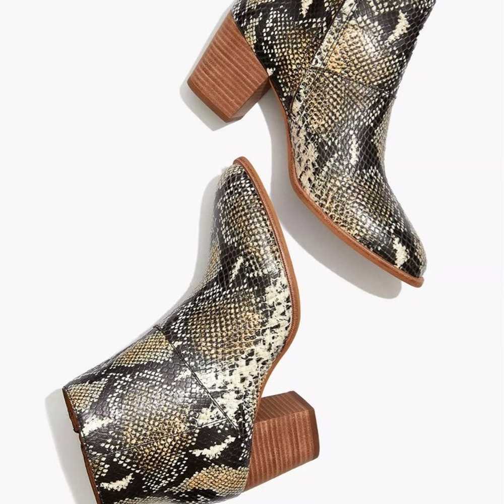 NWOT- Rosie Ankle Boot in Snake Embossed Leather - image 2