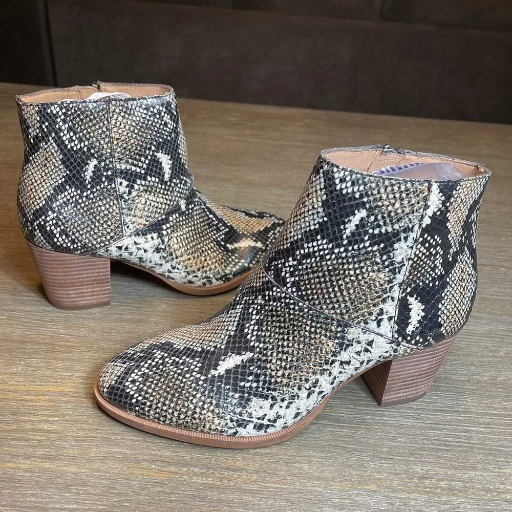 NWOT- Rosie Ankle Boot in Snake Embossed Leather - image 3