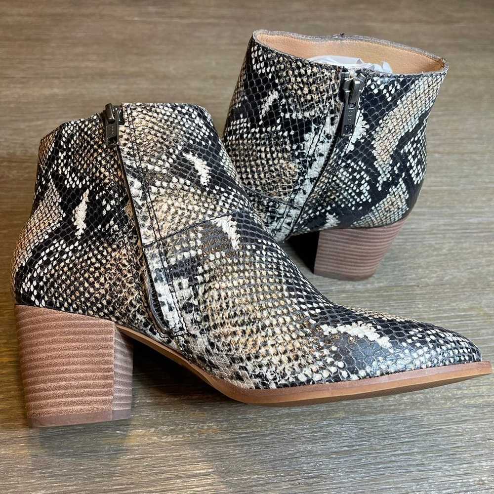 NWOT- Rosie Ankle Boot in Snake Embossed Leather - image 4