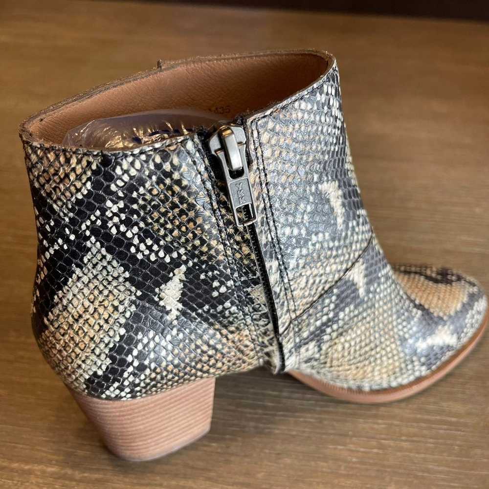 NWOT- Rosie Ankle Boot in Snake Embossed Leather - image 6