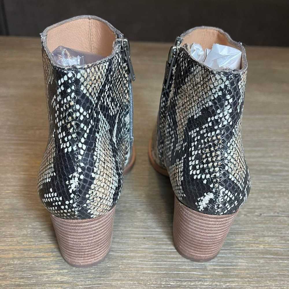 NWOT- Rosie Ankle Boot in Snake Embossed Leather - image 7