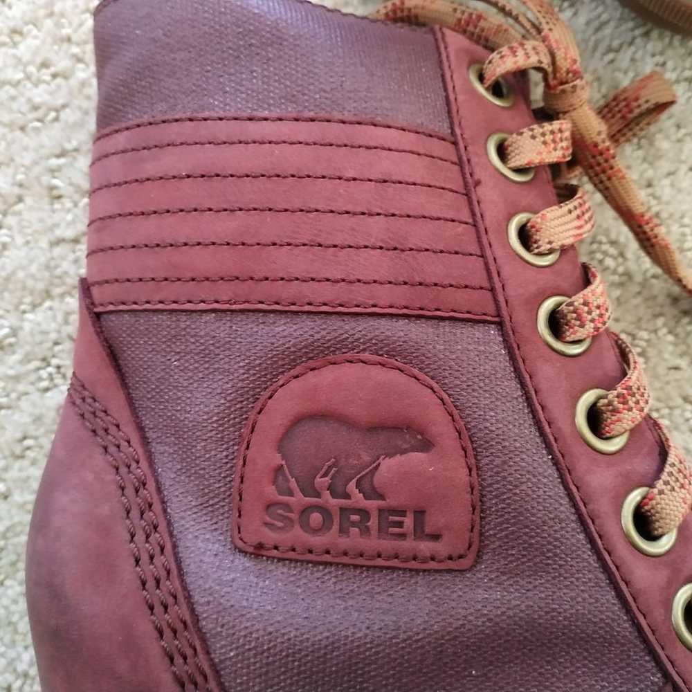 New Sorel Lexie Wedge Wedge boots 7 38 - image 3