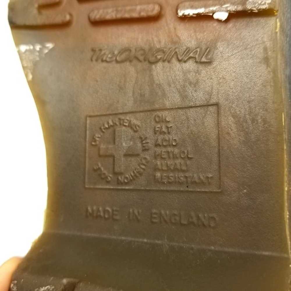 Vintage England Dr. Martens 133 Steel Toe Black L… - image 9