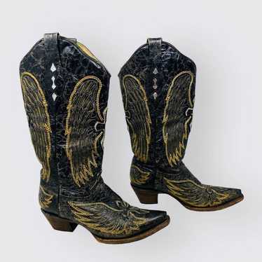 CORRAL Wings and Cross Western  Cowgirl Textured … - image 1