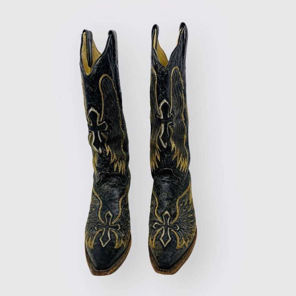 CORRAL Wings and Cross Western  Cowgirl Textured … - image 2